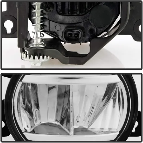 Vista 3 de ACANII - Para Honda Civic Coupe/Sedan 2019-2021 luces antiniebla LED parachoques luces de conducción con interruptor par conjunto conjunto
