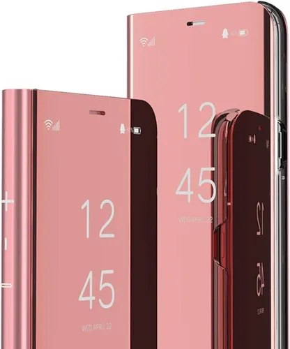 Vista 9 de Funda compatible con Samsung Galaxy S20 FE de piel transparente con purpurina y función atril a prueba de golpes, diseño de espejo de maquillaje