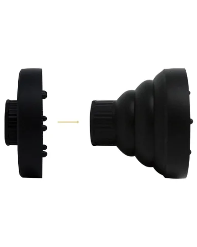Vista 5 de StyleCraft Accesorio difusor profesional para secador de pelo, se adapta a la mayoría de secadores de pelo