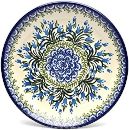 Vista 18 de Plato de cerámica polaca - Ensalada/Postre (7 3/4") - Otoño