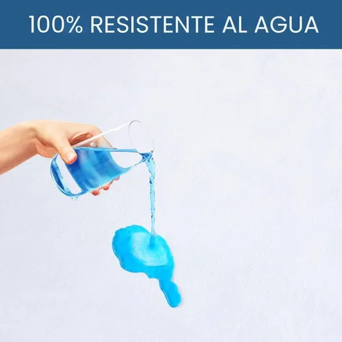 Vista 2 de SPRINGSPIRIT Protector de colchón individual impermeable, funda de colchón individual ajustable hasta 14 pulgadas de profundidad, sábana bajera