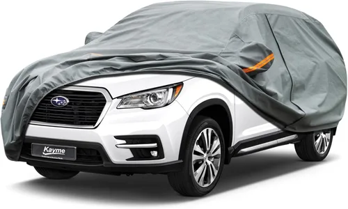 Vista 31 de Kayme Funda de Coche de Servicio Pesado Impermeable para Todo Tipo de Clima, Ajuste Personalizado para Tesla Model S, Cubierta Exterior Completa