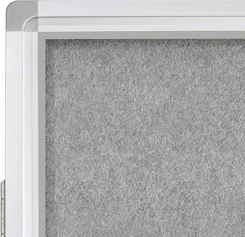 Vista 5 de A AIRLLEN Tablero de anuncios cerrado con cerradura de 24 x 36 pulgadas, tablero de anuncios para interiores con 2 llaves, vitrina acrílica