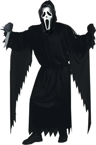 Vista 3 de Adult Ghost Face Costume Set