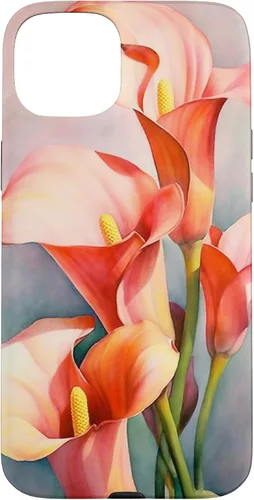 Vista 9 de Calla Lilies Flower Floral Watercolor Case for iPhone 17