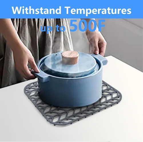 Vista 4 de Protectores de fregadero para fregadero de cocina de 12, 13, 16, 18, 19, 24, 26, 28, 29, 30 pulgadas, alfombrilla de silicona para fregadero