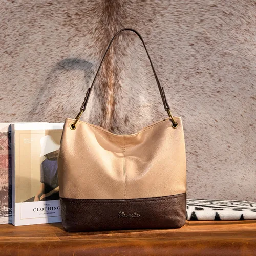 Vista 2 de Wrangler Hobo Bags for Women Vegan Leather Top Handle Shoulder Purses and Handbags