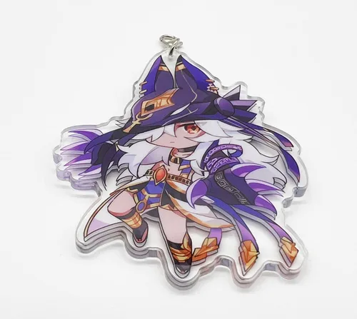 Vista 3 de YJacuing Genshin Impact - Figura de llavero de acrílico