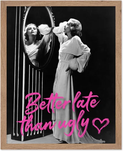 Vista 62 de Poster Master Mejor Tarde Que Feo - Póster de Marilyn - Arte Moderno y Pop - Regalo Moderno para Hombres, Mujeres y Fashionista - Decoración