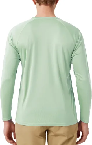Vista 4 de SG Edge Men's Activewear Basic Outdoor Series Sun Protection Long Sleeve Quick Dry Shirt