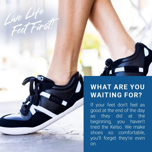Vista 8 de Xero Shoes Kelso Shoes for Women Tennis, Walking, Work & Nursing Women's Shoes Barefoot Feel, Zero Drop Heel, Wide Toe Box, Casual Minimalist