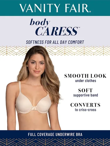 Vista 2 de Vanity Fair Sujetador convertible Body Caress de cobertura completa para mujer, PARENT