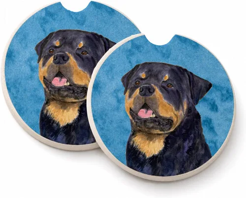 Vista 85 de Caroline's Treasures SS4767-BUCARC - Juego de 2 portavasos para automóvil, diseño de bulldog inglés, absorbentes para automóvil, portavasos