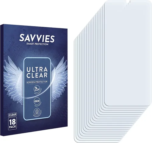 Vista 5 de Savvies Protector de pantalla compatible con Honor X7 Protector de pantalla transparente, paquete de 18