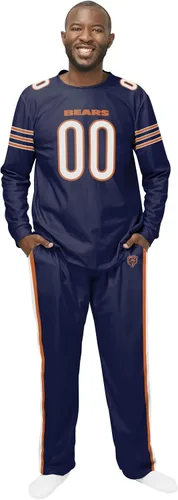 Vista 18 de FOCO NFL mens Nfl Team Logo Gameday Ready Jersey Pajama Set