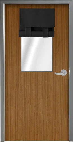 Vista 34 de WdFour Cubierta de ventana de puerta de aula, persianas opacas para ventanas y puertas de aula, privacidad, diseño de oscurecimiento de habitación