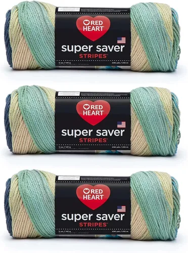 Vista 27 de Red Heart Hilo Super Saver, paquete de 3, camuflaje, 3
