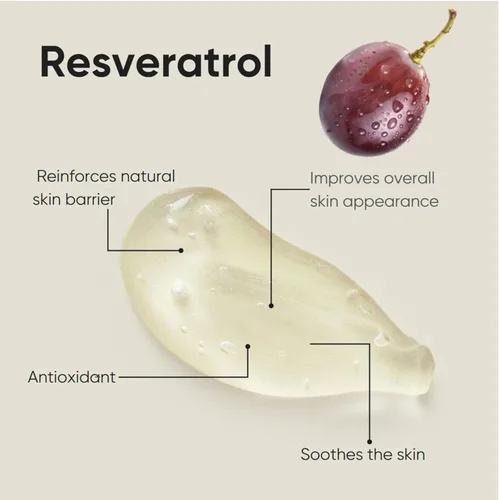 Vista 6 de El factor antioxidante antienvejecimiento del suero de la piel del resveratrol mejora las líneas finas arrugas y elasticidad de la piel Grado