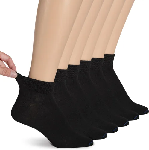 Vista 15 de Dr. Scholl's Calcetines circuladores y diabetes para mujer – Paquetes de 4, 6 y 12 pares – Control de la humedad no vinculante