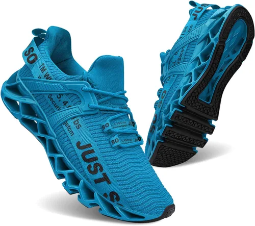Vista 21 de Umyogo Zapatos deportivos, antideslizantes, para caminar, para mujer 1-1Púrpura