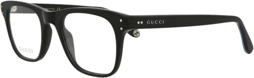 Vista 2 de Gucci Gafas de diseñador de moda transparentes para hombre negro