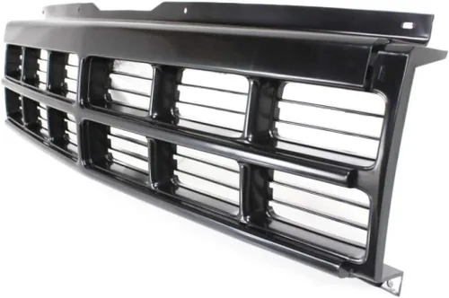 Vista 6 de Para Dodge Dakota Grille Assembly 1991-1996 Carcasa negra y plástico de inserción CH1200194 5BB76KX8