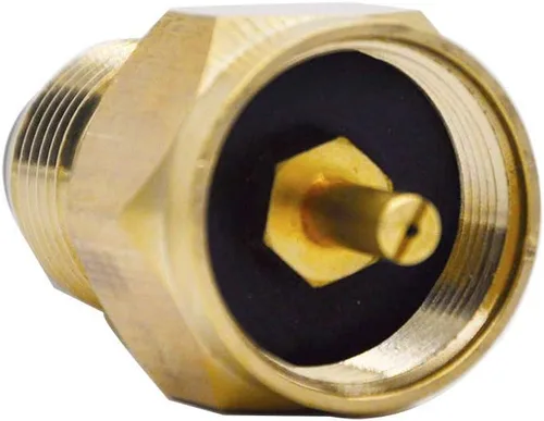 Vista 4 de YOUHO Adaptador de tanque de propano universal más seguro adaptador de recarga de propano para botella desechable desechable – 100% latón macizo