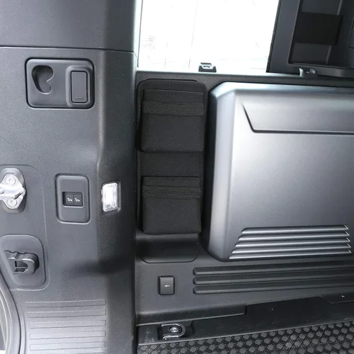 Vista 5 de Caja de almacenamiento de tela Oxford para el interior del maletero del automóvil, organizadores para Land Rover Defender 2020