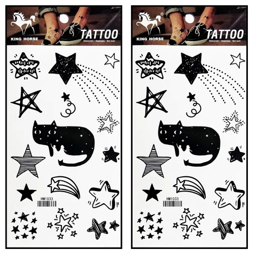 Vista 6 de Tatuajes de 2 hojas de hermosas flores de rosa morada, ancla de paloma, tatuajes temporales, calcomanías de tatuajes falsos para cuerpo, brazo