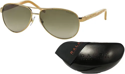Vista 3 de Ralph Lauren RA4004 Pilot Sunglasses For Women + BUNDLE with Designer iWear Complimentary Eyewear Care Kit