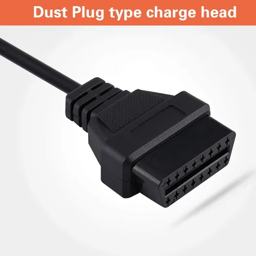 Vista 4 de Generic Generickyigvhom9r - Cable adaptador OBD2 de 10 pines a 16 pines OBD2, cable de diagnóstico para motocicleta ICOMD