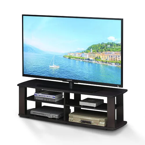 Vista 74 de Furinno 11191BK THE Centro de Entretenimiento Soporte para TV, Negro