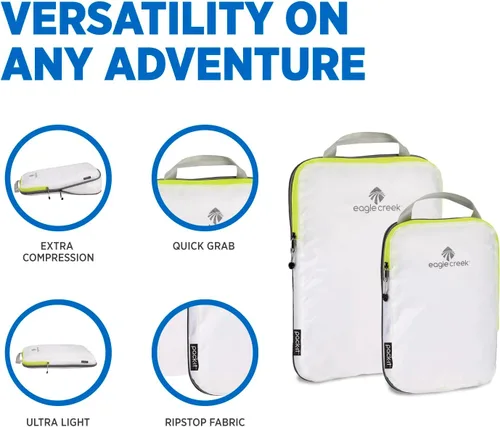Vista 3 de Eagle Creek Pack-it Specter - Juego de cubos de compresión, blanco (WhiteStrobe)), EC-41186002