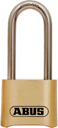 Vista 3 de ABUS 180IB/50 Todo Clima Candado de Combinación de Aleación Sólida de Latón de 4 Digitos con Grillete de Acero Inoxidable de 2 Pulgadas