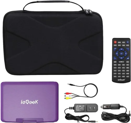 Vista 6 de Aproca - Funda rígida para reproductor de DVD portátil UEME 10.1