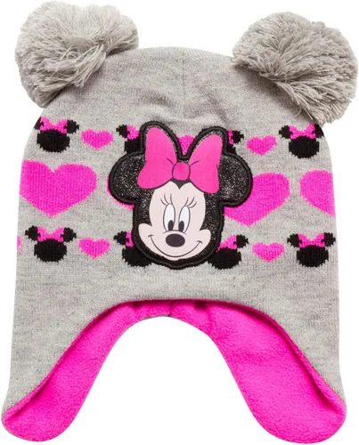 Vista 2 de Disney Girls Minnie Mouse and Vampirina Winter Hat and 2 Pair Mitten or Glove Set (ToddlerLittle Girl)