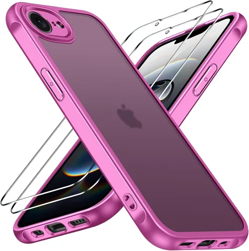 Vista 32 de ivoler Estuche 3 en 1 para iPhone 17 de 6.3" 2025 con 2 protectores de pantalla de vidrio templado [Protección de grado militar], parte trasera