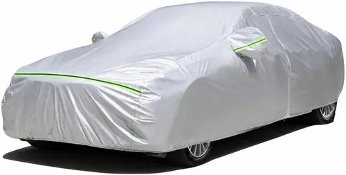 Vista 14 de Favoto Funda Impermeable para Automóvil para Todo Clima para Automóviles, 6 Capas de Servicio Pesado para Exteriores Protección contra Lluvia Polvo