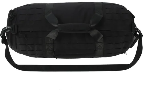 Vista 5 de SEYATULLH Bolsa de lona táctica militar para hombres y mujeres con compartimento para zapatos, bolsa de gimnasio, bolsa de fitness, bolsa