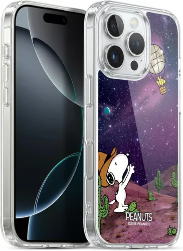 Vista 157 de Head Case Designs Funda de gel con licencia oficial de Peanuts Nebula Cactus Needles Snoopy Space Cowboy [protección de grado militar] compatible