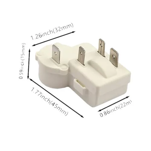 Vista 8 de Relé de arranque PTC del compresor del protector de carga del refrigerador de 4 pines Se adapta al congelador Haier Siemens Hotpoint ZHB65-120P15