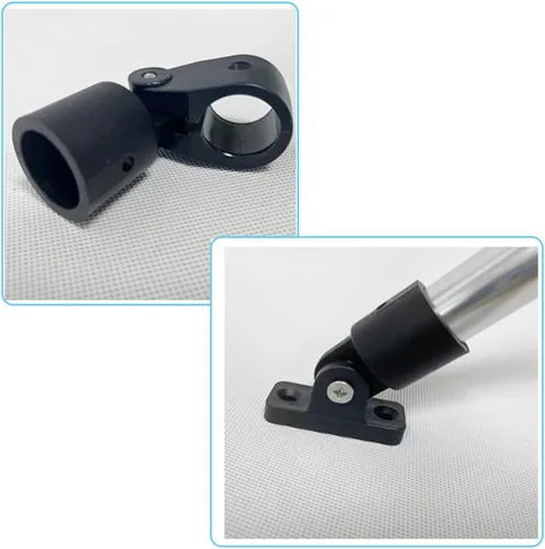 Vista 5 de 4 unids barco bimini accesorios tapa tapa ojo extremo nylon negro par 7/8 pulgadas barco bimini top