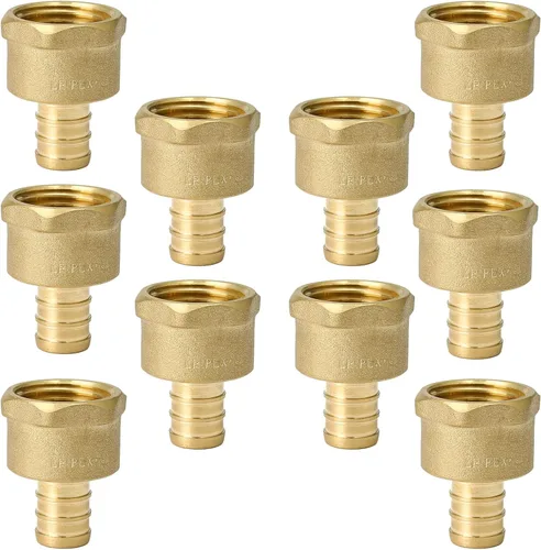 Vista 19 de 10 piezas HeSun 1/2 "PEX Crimp x 1/2" Hembra NPT Drop Ear Codo