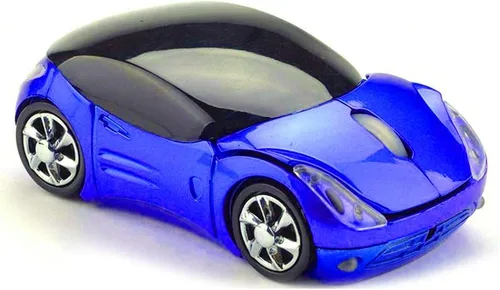 Vista 11 de Usbkingdom - Ratón inalámbrico 2,4 GHz, 3D, deportivo, con forma de coche, óptico ergonómico con receptor USB para PC, portátil, computadora