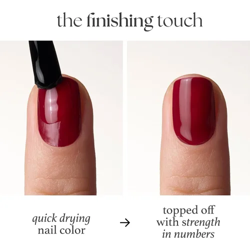 Vista 6 de Julep Color de uñas de secado rápido Fuerza en números Capa base, capa superior y endurecedor de uñas 3 en 1 para un uso más fuerte y duradero