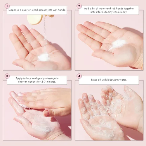 Vista 5 de TONYMOLY I’m Rice Exfoliating Enzyme Cleanser – Lavado facial de polvo de arroz y exfoliante de enzima de papaya, mascarilla suave AHA para una piel