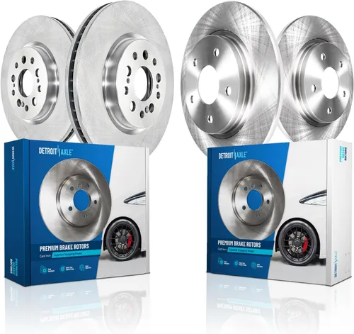 Vista 22 de Detroit Axle - Rotores de freno para Ford Mustang 2015 2016 2017 2018 2019 2020 2021 2022 2023 Rotores de freno de disco 2016 2017 2018 2019