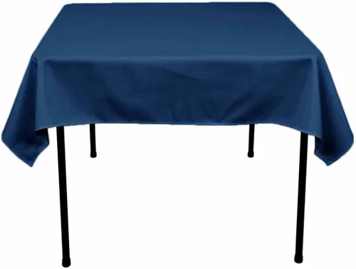 Vista 15 de Mantel cuadrado de poliéster 72"x72" (azul Acqua)