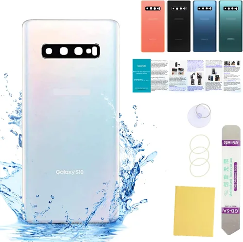 Vista 38 de Compatible con Samsung Galaxy Note 8 - Carcasa trasera de repuesto de cristal de 6.3 pulgadas, SM-N950, todos los portadores con manual de Negro