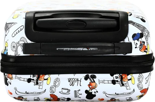 Vista 6 de Bioworld Disney Mickey Mouse - Juego surtido de equipaje de 3 piezas, color blanco, Blanco